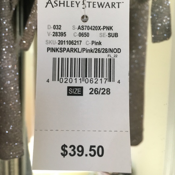 NWT✨ Ashley Stewart Sparkly champagne joggers - Picture 8 of 8